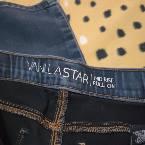 🌼2 For $20🌼Vanilla Star Dark Blue Skinny Jeans Size Medium - Picture 2 of 4